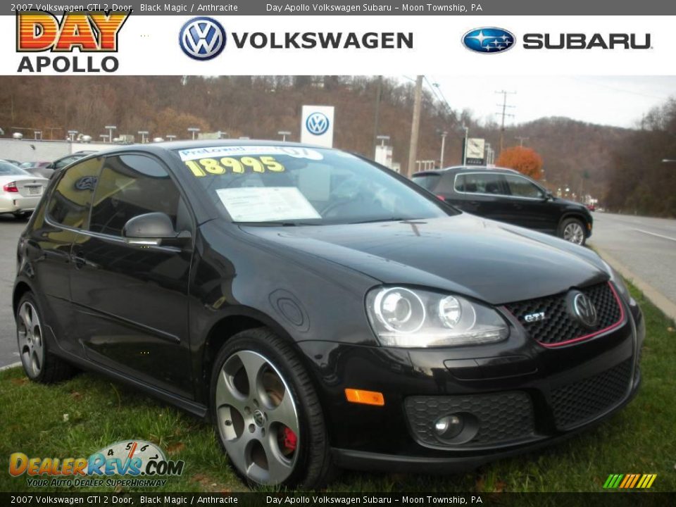 2007 Volkswagen GTI 2 Door Black Magic / Anthracite Photo #1