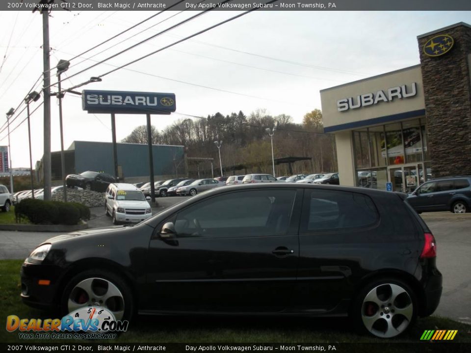 2007 Volkswagen GTI 2 Door Black Magic / Anthracite Photo #6