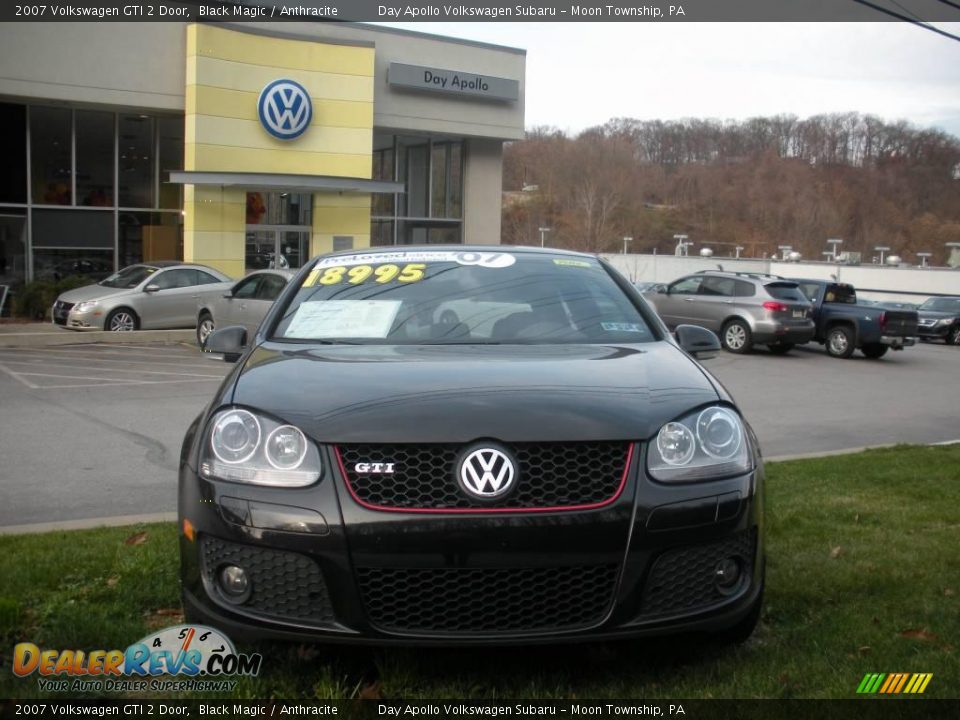 2007 Volkswagen GTI 2 Door Black Magic / Anthracite Photo #7