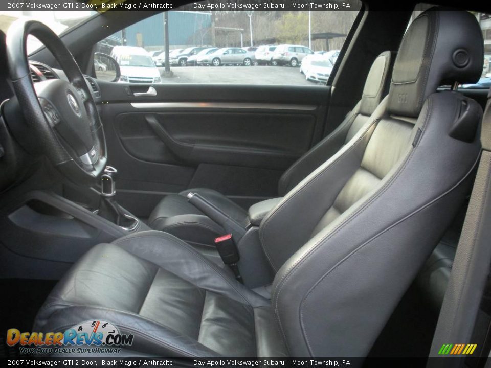 2007 Volkswagen GTI 2 Door Black Magic / Anthracite Photo #9