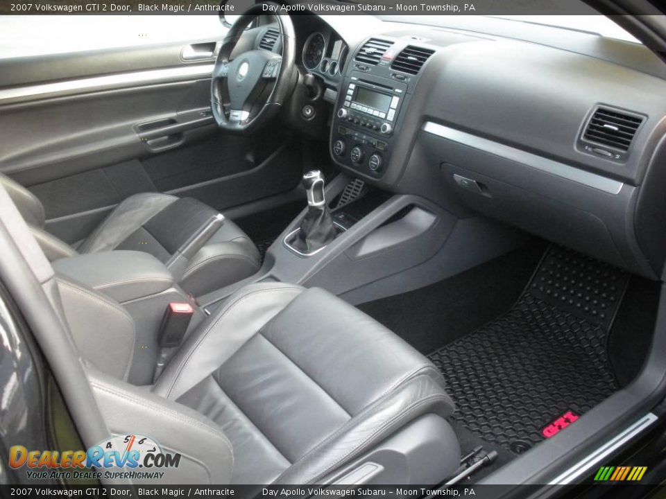 2007 Volkswagen GTI 2 Door Black Magic / Anthracite Photo #13