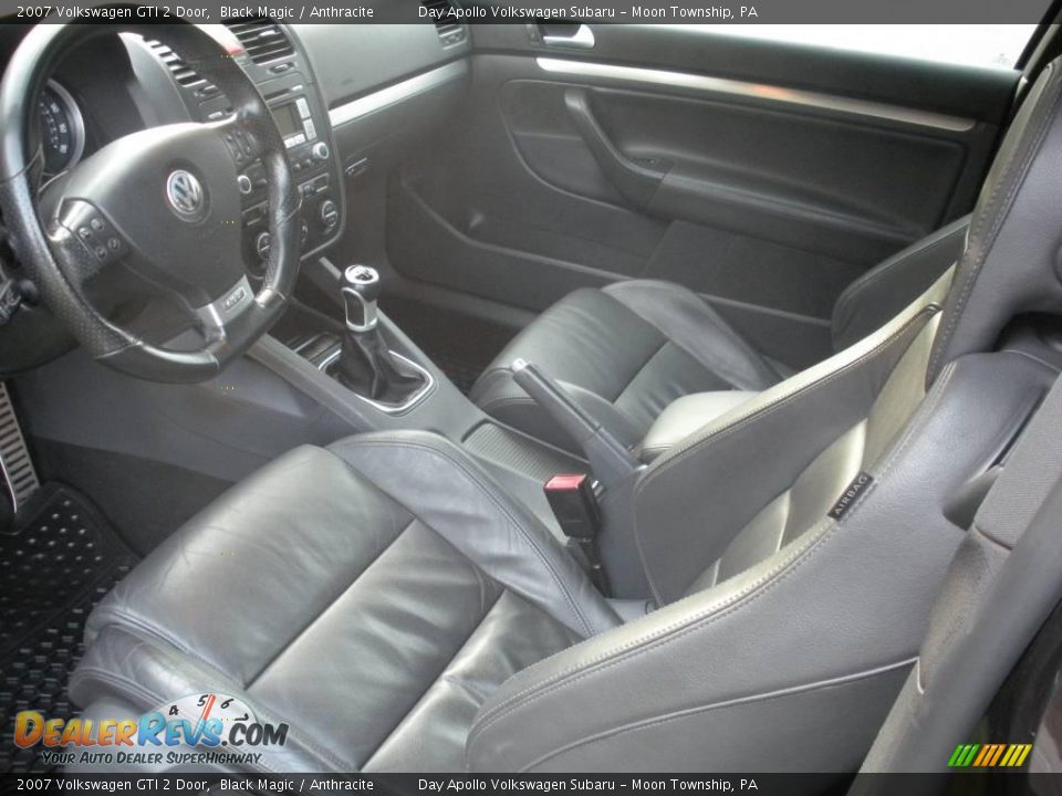 2007 Volkswagen GTI 2 Door Black Magic / Anthracite Photo #15