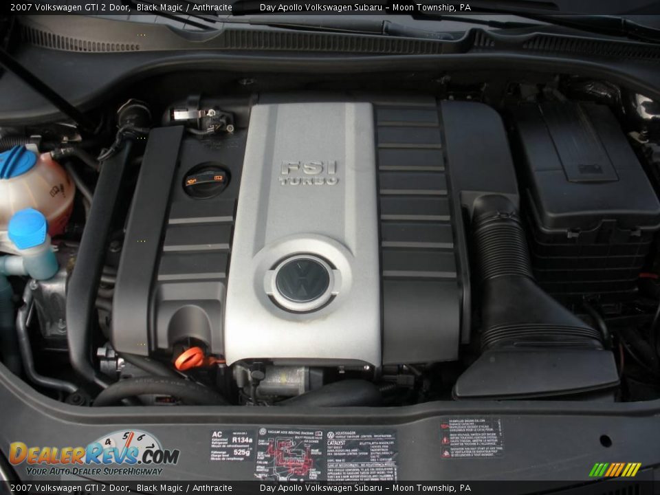 2007 Volkswagen GTI 2 Door Black Magic / Anthracite Photo #19