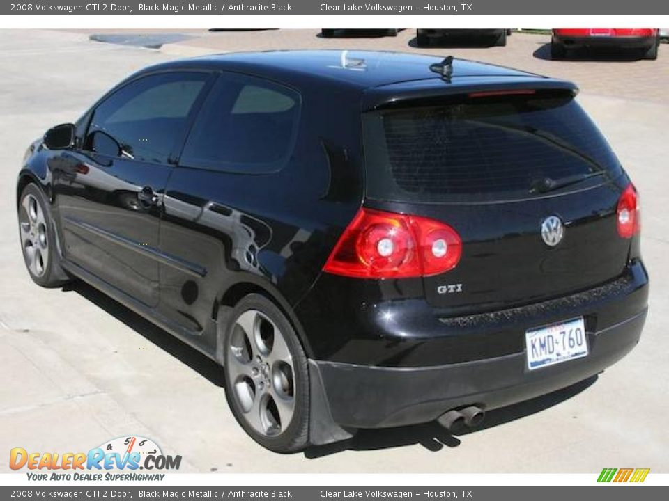 2008 Volkswagen GTI 2 Door Black Magic Metallic / Anthracite Black Photo #2