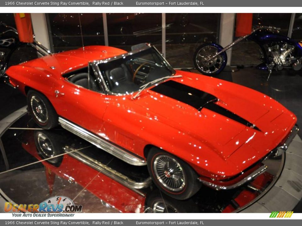 1966 Chevrolet Corvette Sting Ray Convertible Rally Red / Black Photo #1