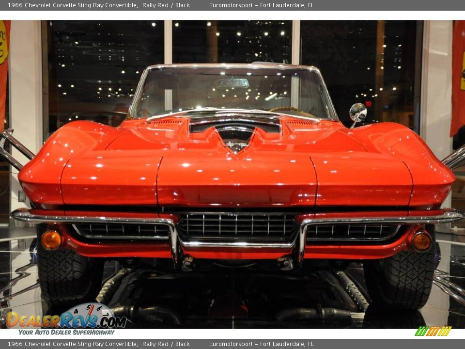 1966 Chevrolet Corvette Sting Ray Convertible Rally Red / Black Photo #2