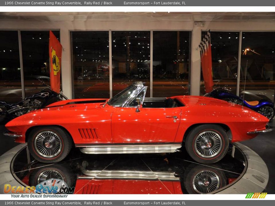 1966 Chevrolet Corvette Sting Ray Convertible Rally Red / Black Photo #4