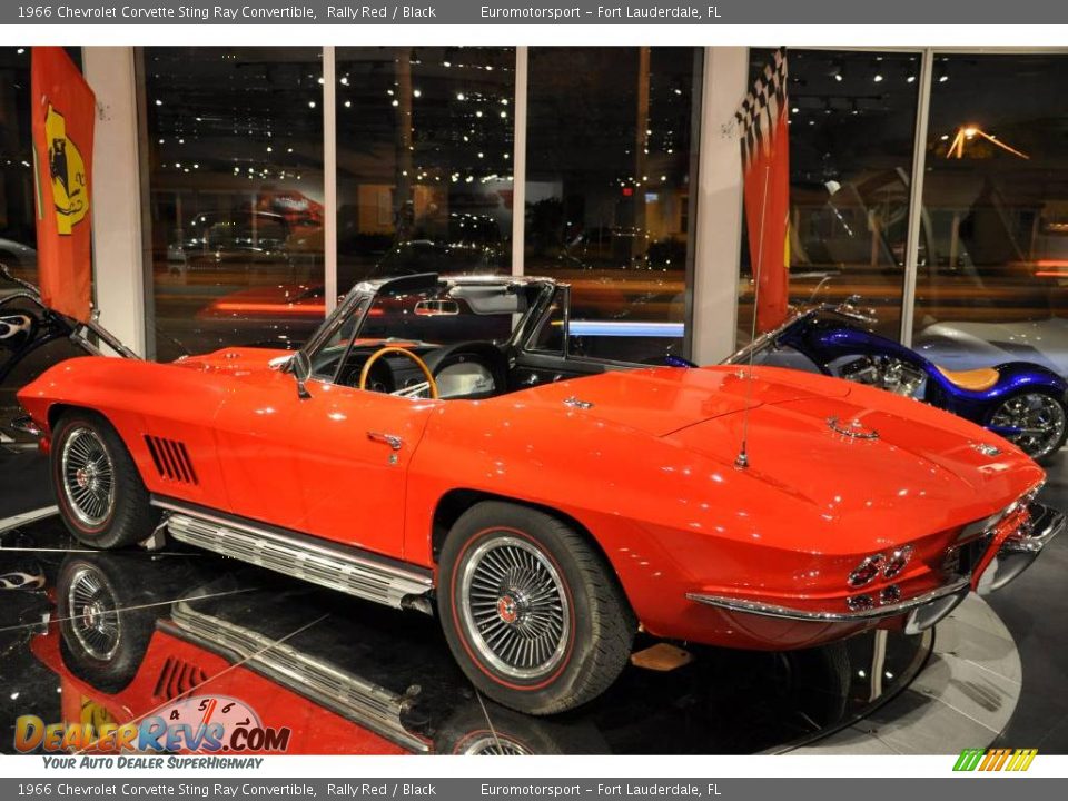 1966 Chevrolet Corvette Sting Ray Convertible Rally Red / Black Photo #5