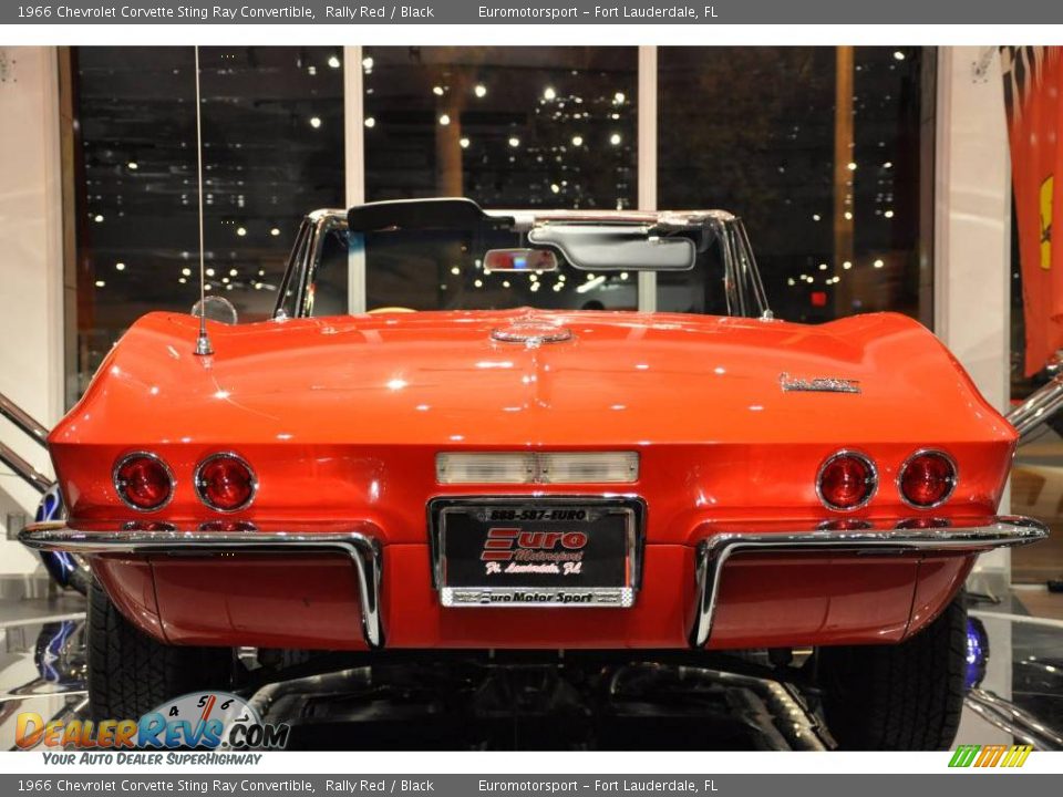 1966 Chevrolet Corvette Sting Ray Convertible Rally Red / Black Photo #6
