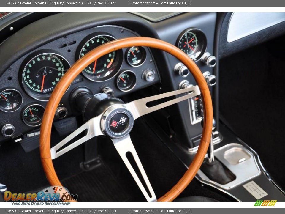 1966 Chevrolet Corvette Sting Ray Convertible Rally Red / Black Photo #8