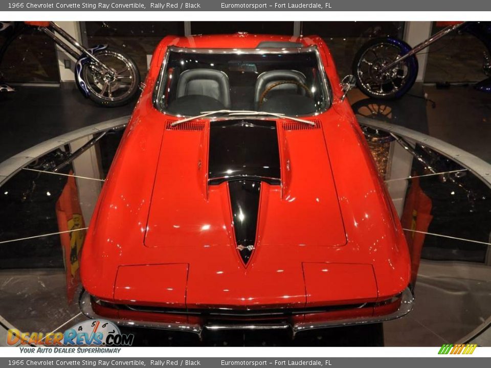 1966 Chevrolet Corvette Sting Ray Convertible Rally Red / Black Photo #9
