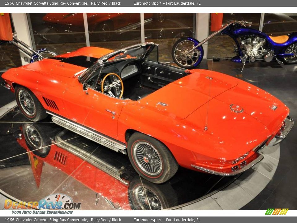 1966 Chevrolet Corvette Sting Ray Convertible Rally Red / Black Photo #11
