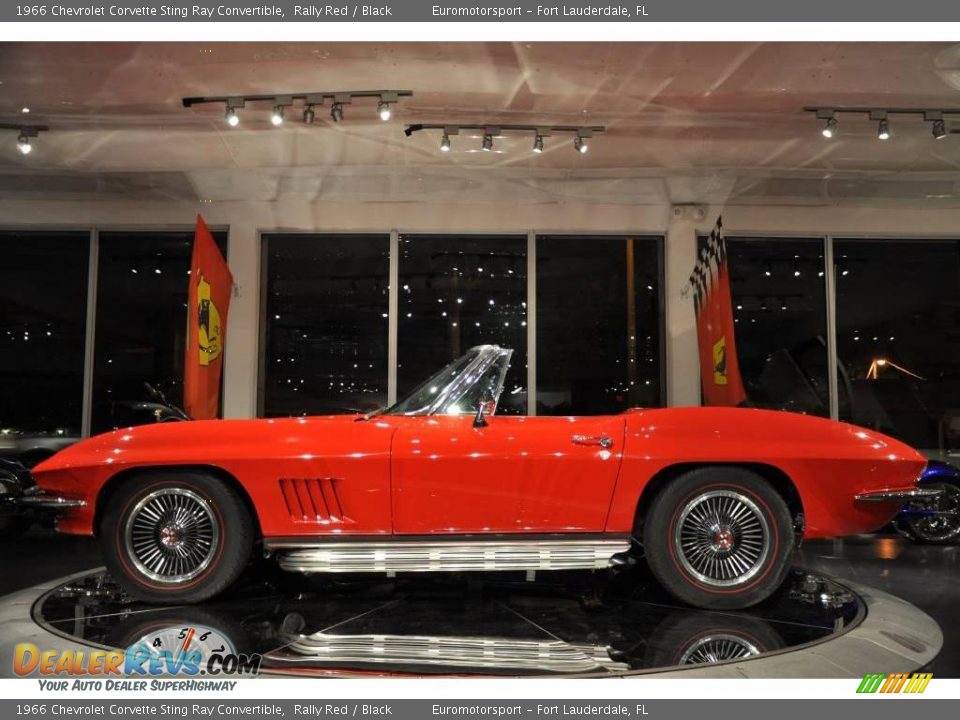 1966 Chevrolet Corvette Sting Ray Convertible Rally Red / Black Photo #13