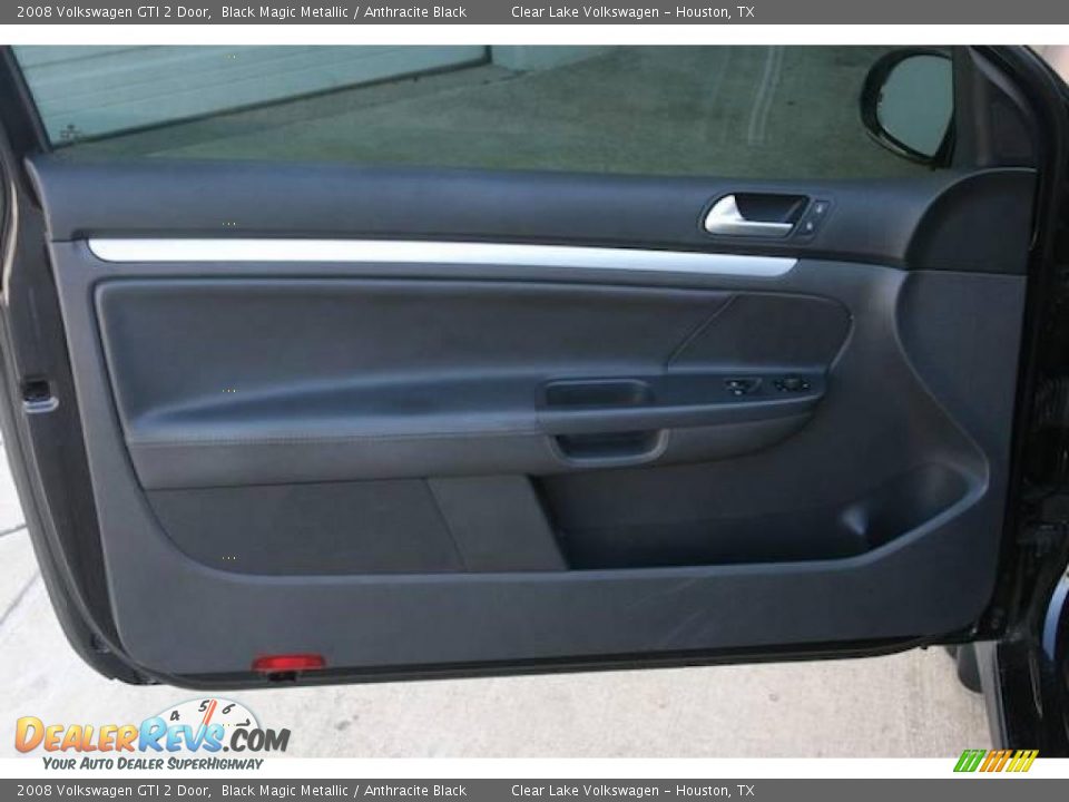 2008 Volkswagen GTI 2 Door Black Magic Metallic / Anthracite Black Photo #15