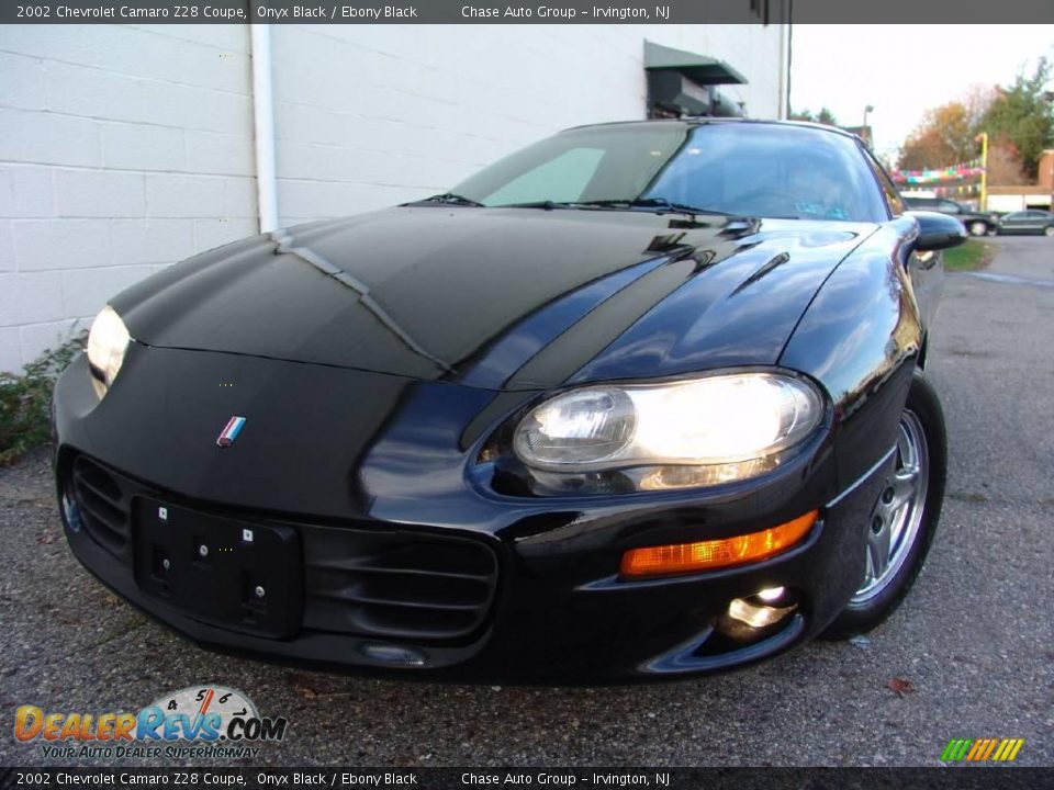 2002 Chevrolet Camaro Z28 Coupe Onyx Black / Ebony Black Photo #1