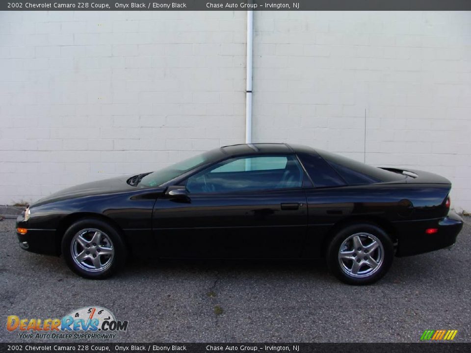2002 Chevrolet Camaro Z28 Coupe Onyx Black / Ebony Black Photo #2