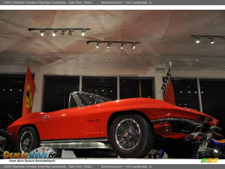 1966 Chevrolet Corvette Sting Ray Convertible Rally Red / Black Photo #15