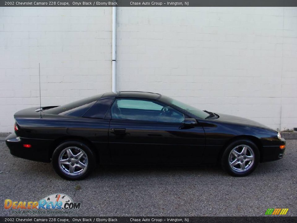 2002 Chevrolet Camaro Z28 Coupe Onyx Black / Ebony Black Photo #3