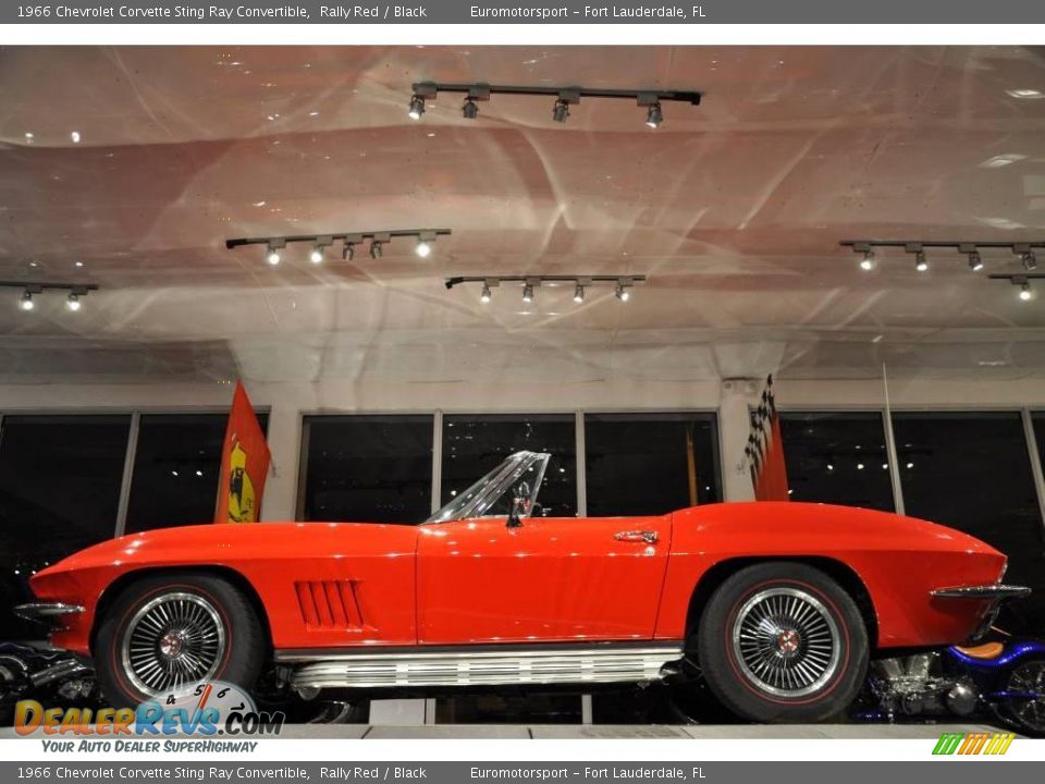 1966 Chevrolet Corvette Sting Ray Convertible Rally Red / Black Photo #17