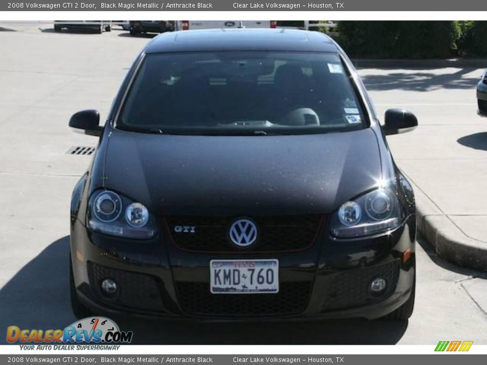 2008 Volkswagen GTI 2 Door Black Magic Metallic / Anthracite Black Photo #20
