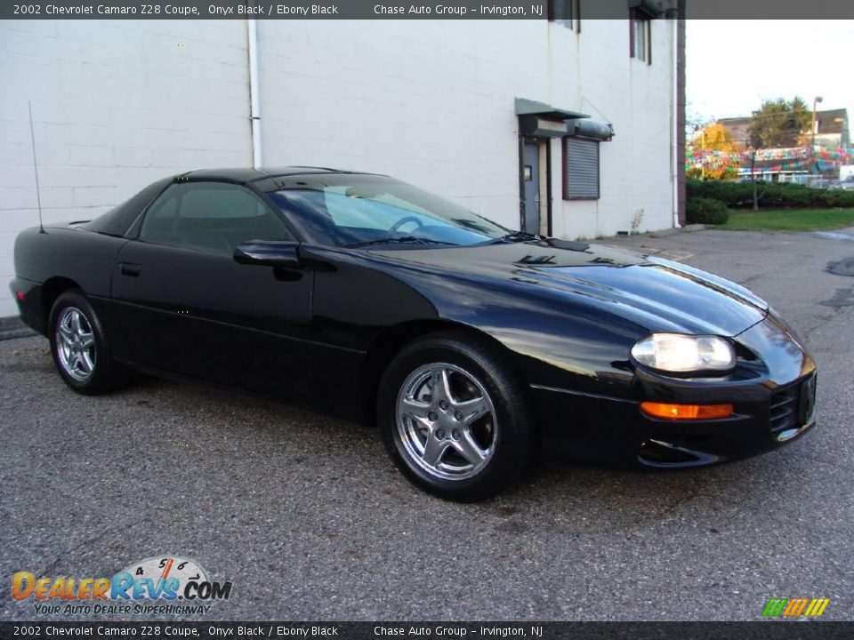 2002 Chevrolet Camaro Z28 Coupe Onyx Black / Ebony Black Photo #6