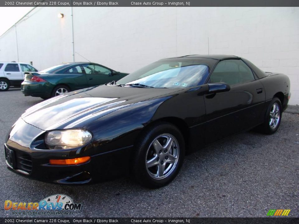 2002 Chevrolet Camaro Z28 Coupe Onyx Black / Ebony Black Photo #7