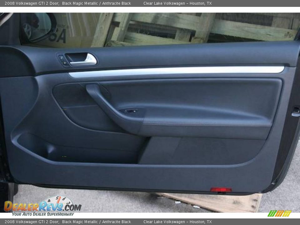 2008 Volkswagen GTI 2 Door Black Magic Metallic / Anthracite Black Photo #23