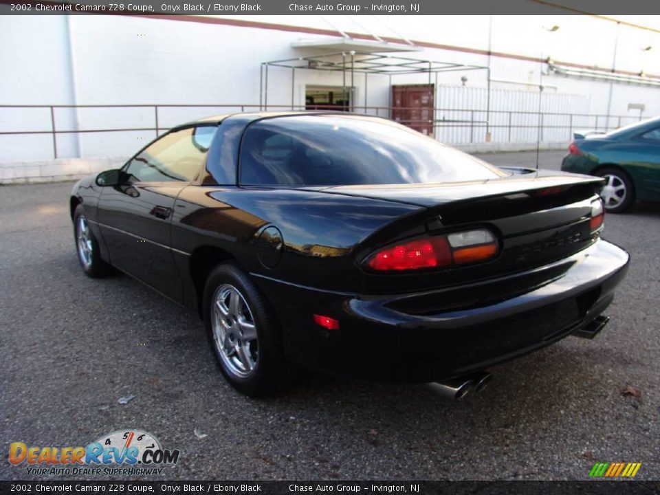 2002 Chevrolet Camaro Z28 Coupe Onyx Black / Ebony Black Photo #8