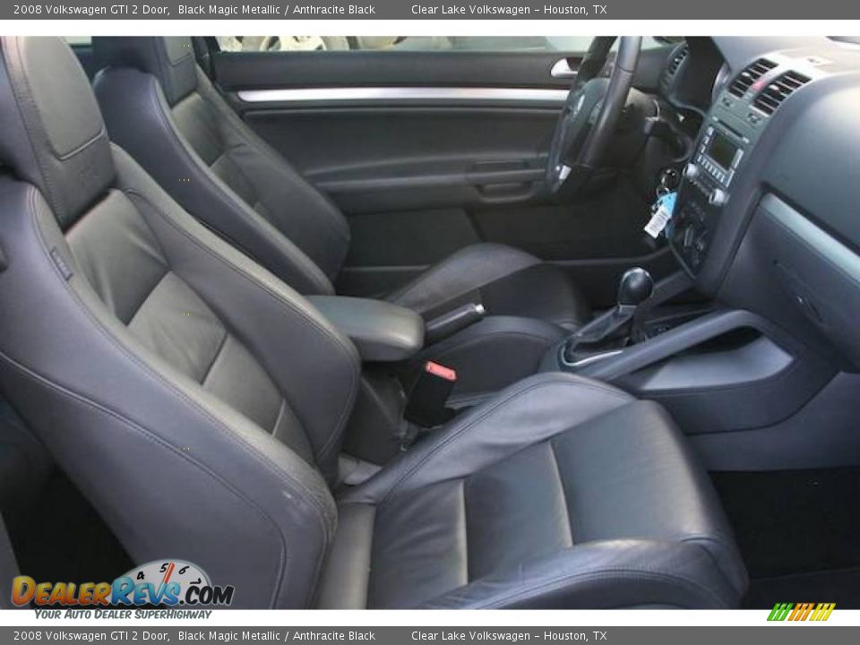 2008 Volkswagen GTI 2 Door Black Magic Metallic / Anthracite Black Photo #24