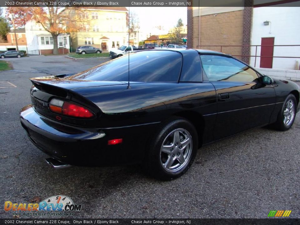 2002 Chevrolet Camaro Z28 Coupe Onyx Black / Ebony Black Photo #9