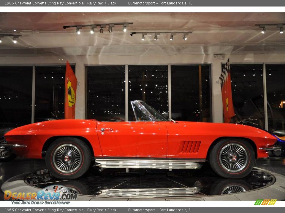 1966 Chevrolet Corvette Sting Ray Convertible Rally Red / Black Photo #22