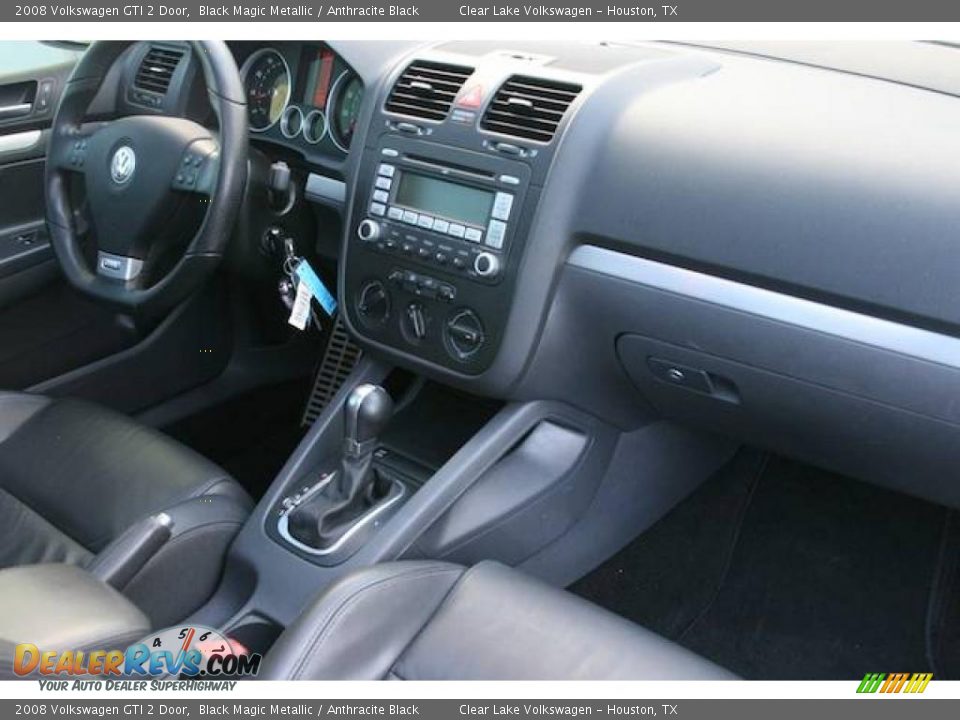 2008 Volkswagen GTI 2 Door Black Magic Metallic / Anthracite Black Photo #25