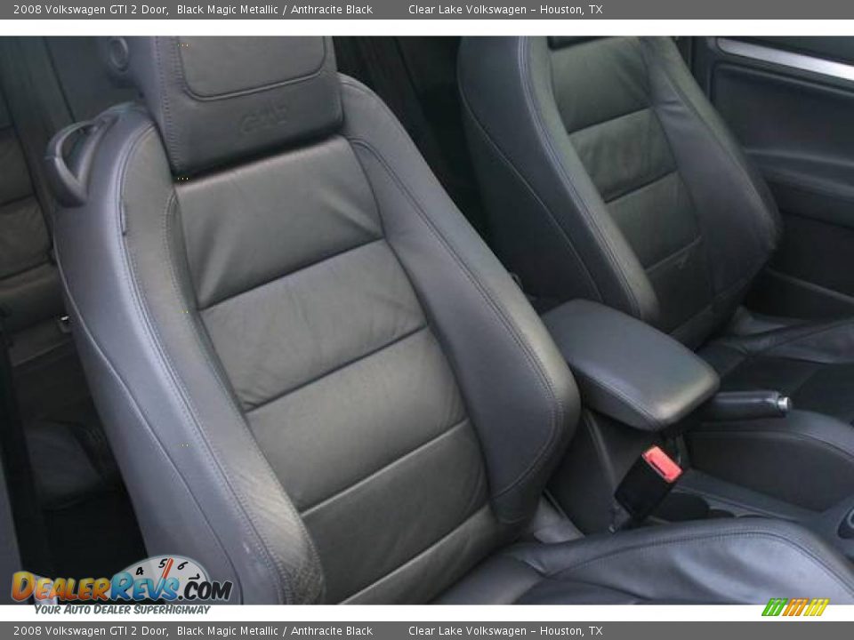 2008 Volkswagen GTI 2 Door Black Magic Metallic / Anthracite Black Photo #26
