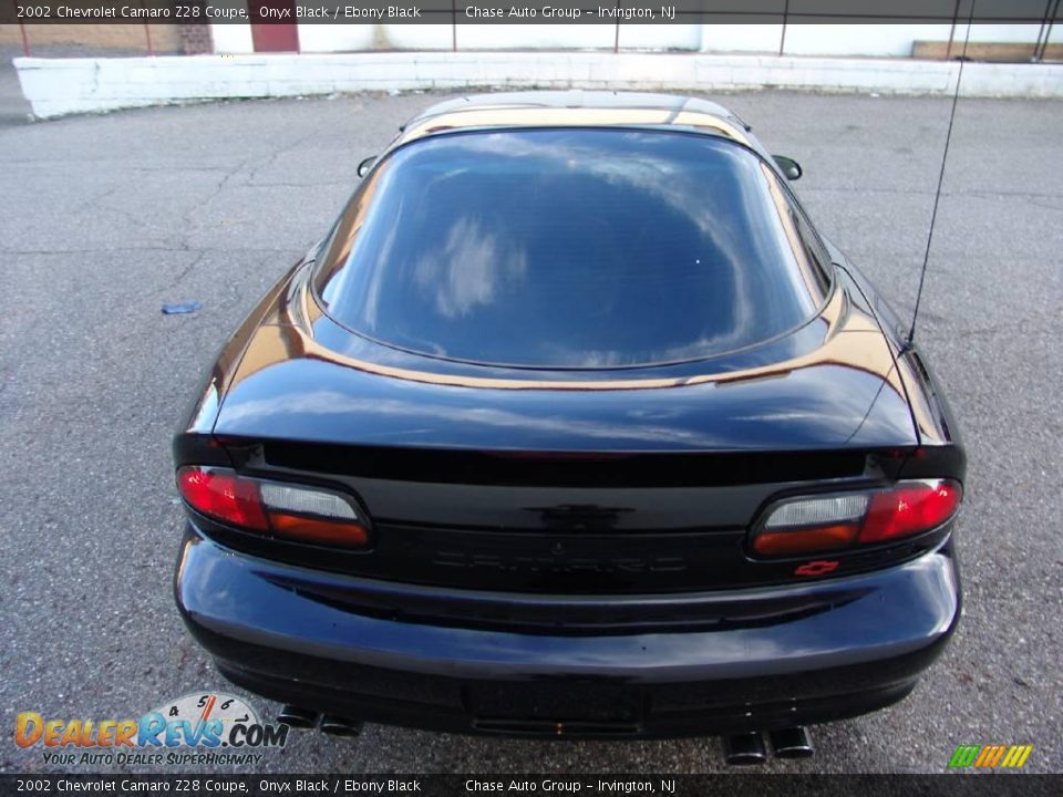 2002 Chevrolet Camaro Z28 Coupe Onyx Black / Ebony Black Photo #11