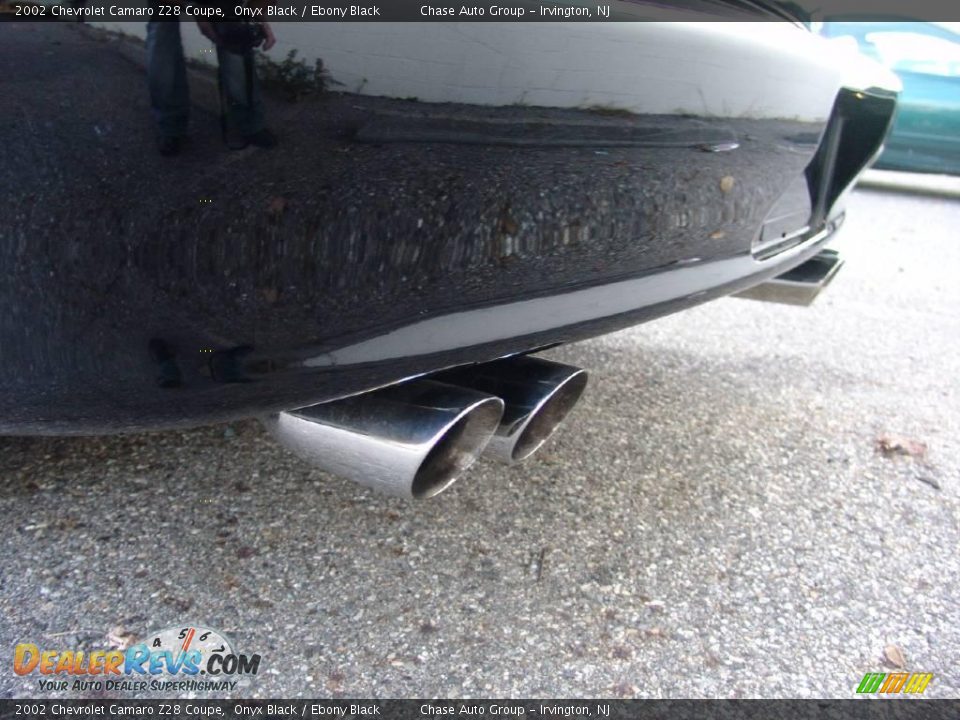 2002 Chevrolet Camaro Z28 Coupe Onyx Black / Ebony Black Photo #12