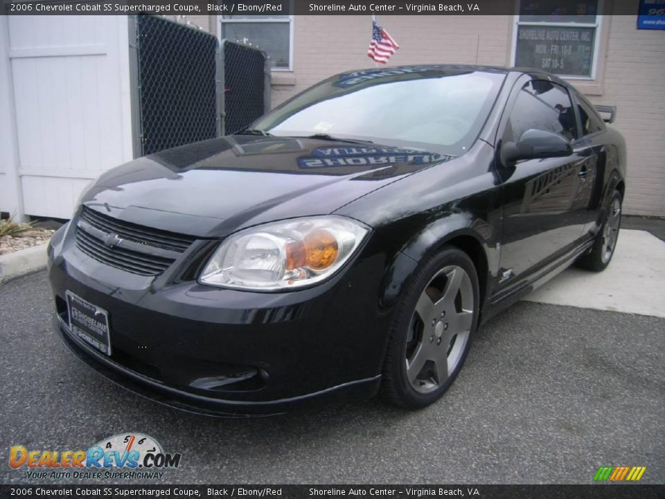 2006 Chevrolet Cobalt SS Supercharged Coupe Black / Ebony/Red Photo #3