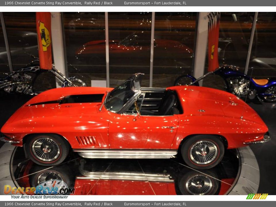 1966 Chevrolet Corvette Sting Ray Convertible Rally Red / Black Photo #26