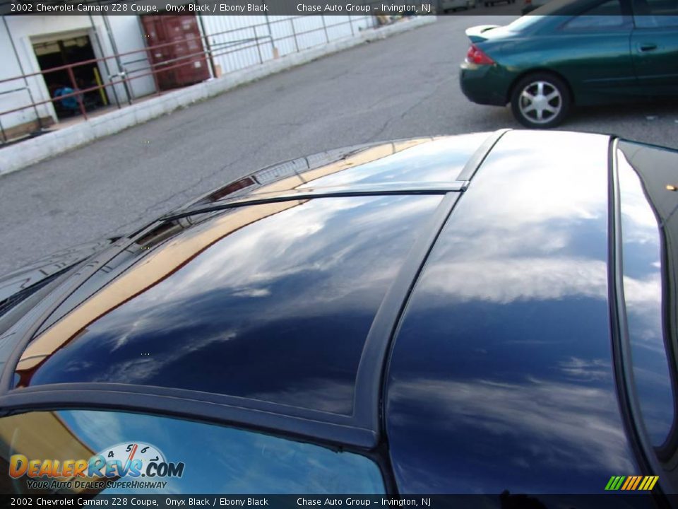 2002 Chevrolet Camaro Z28 Coupe Onyx Black / Ebony Black Photo #13