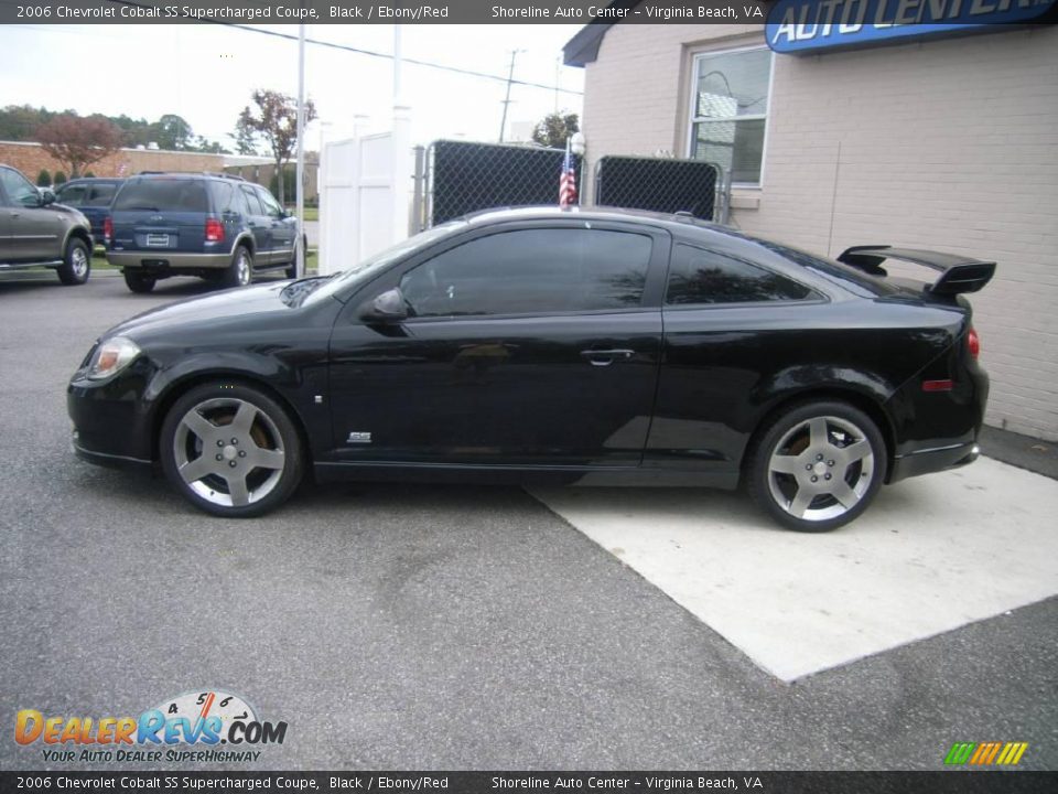 2006 Chevrolet Cobalt SS Supercharged Coupe Black / Ebony/Red Photo #4