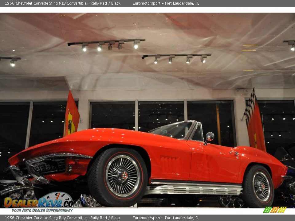 1966 Chevrolet Corvette Sting Ray Convertible Rally Red / Black Photo #27