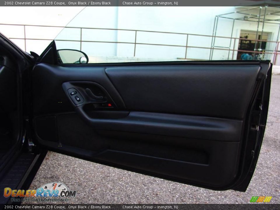 2002 Chevrolet Camaro Z28 Coupe Onyx Black / Ebony Black Photo #16
