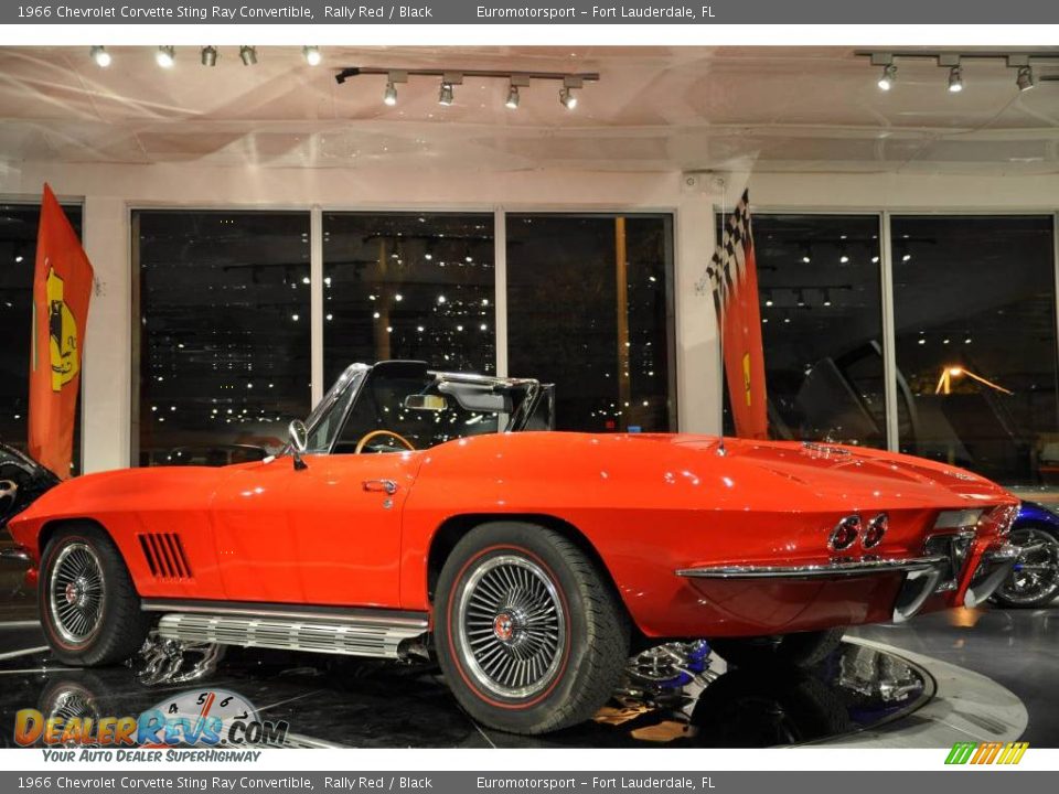 1966 Chevrolet Corvette Sting Ray Convertible Rally Red / Black Photo #30
