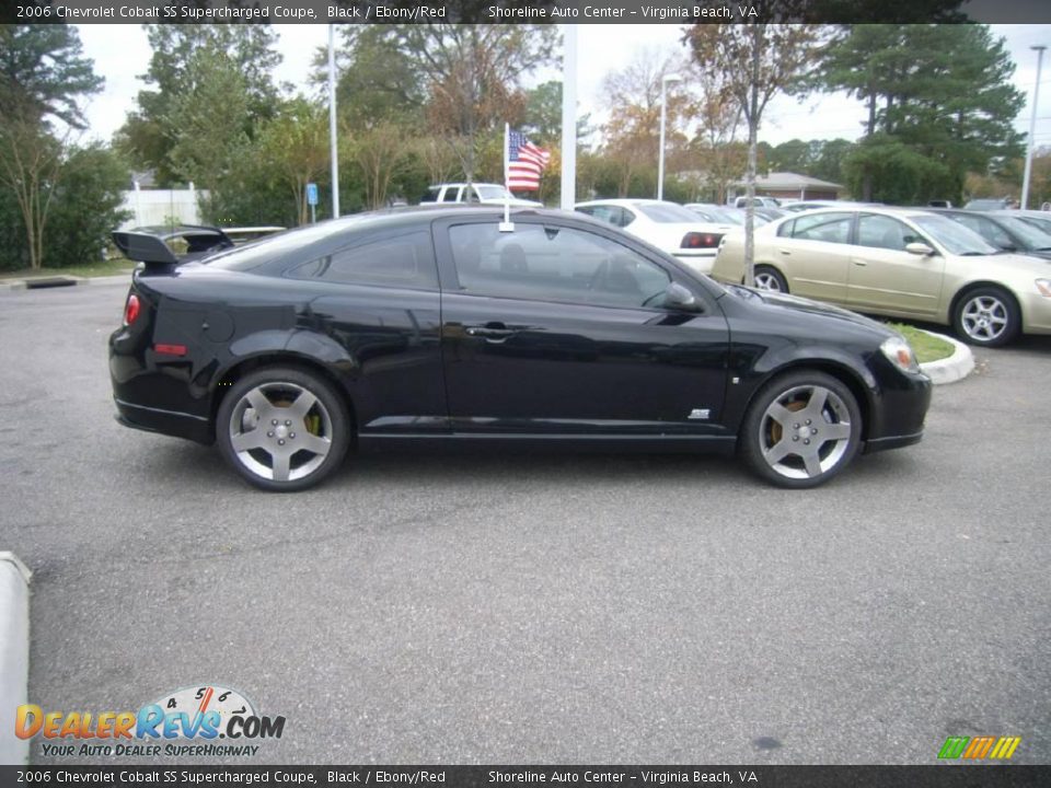 2006 Chevrolet Cobalt SS Supercharged Coupe Black / Ebony/Red Photo #8