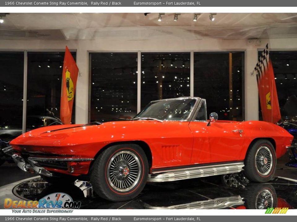 1966 Chevrolet Corvette Sting Ray Convertible Rally Red / Black Photo #31