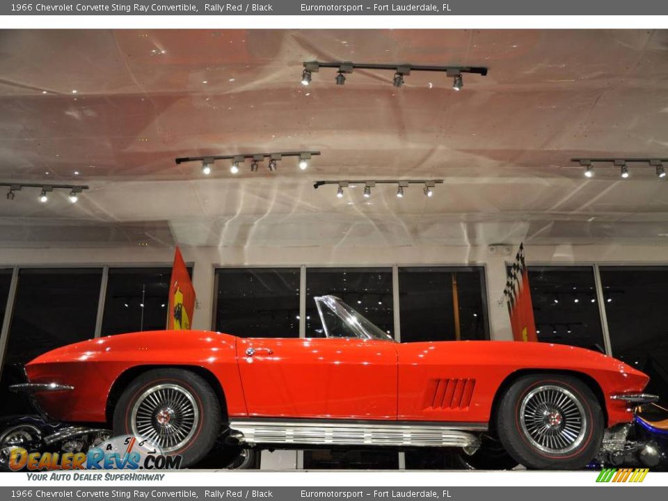 1966 Chevrolet Corvette Sting Ray Convertible Rally Red / Black Photo #32