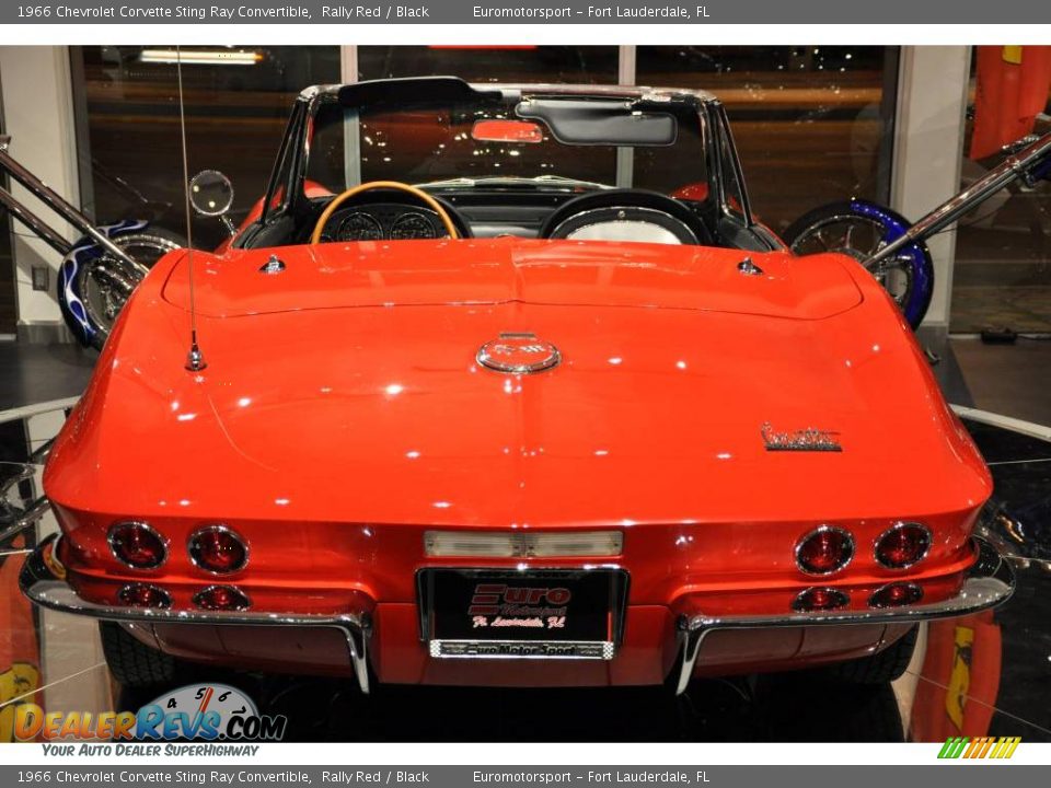 1966 Chevrolet Corvette Sting Ray Convertible Rally Red / Black Photo #33
