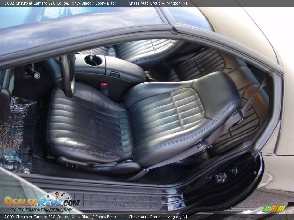 2002 Chevrolet Camaro Z28 Coupe Onyx Black / Ebony Black Photo #19