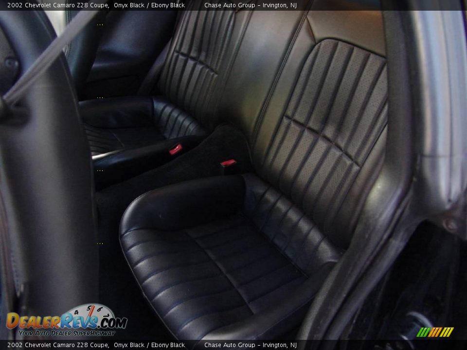 2002 Chevrolet Camaro Z28 Coupe Onyx Black / Ebony Black Photo #20