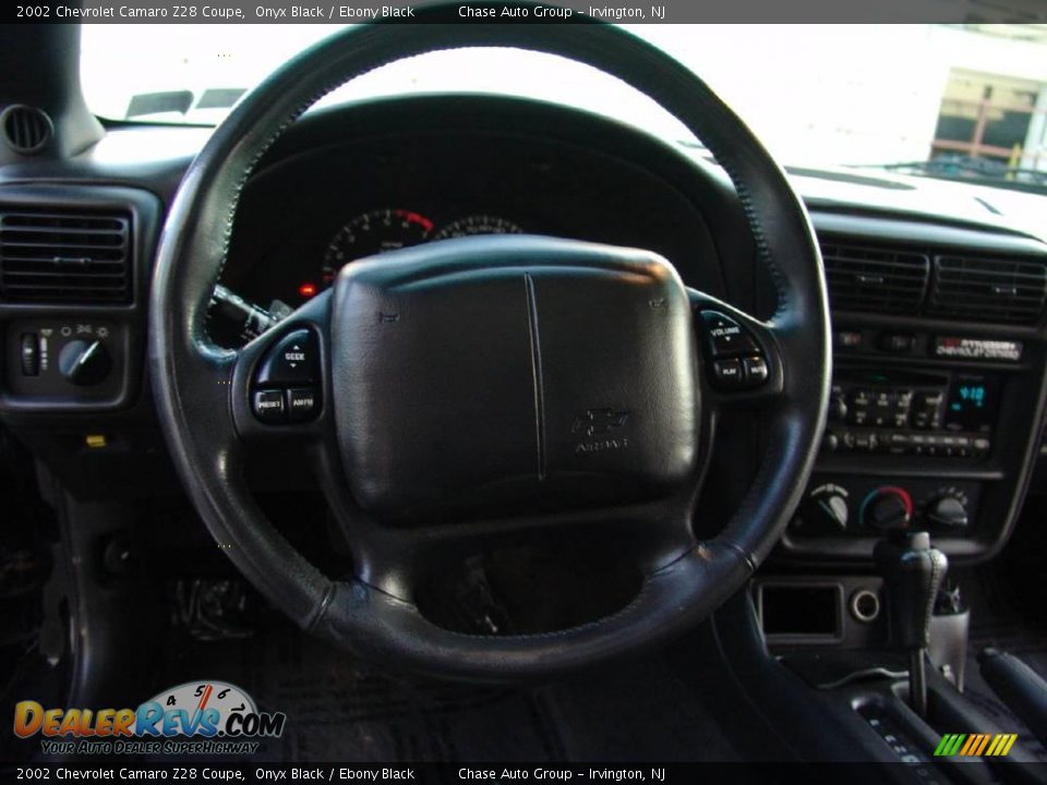 2002 Chevrolet Camaro Z28 Coupe Onyx Black / Ebony Black Photo #23