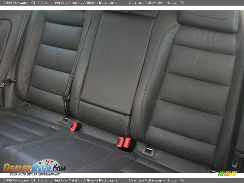 2009 Volkswagen GTI 2 Door United Grey Metallic / Anthracite Black Leather Photo #8